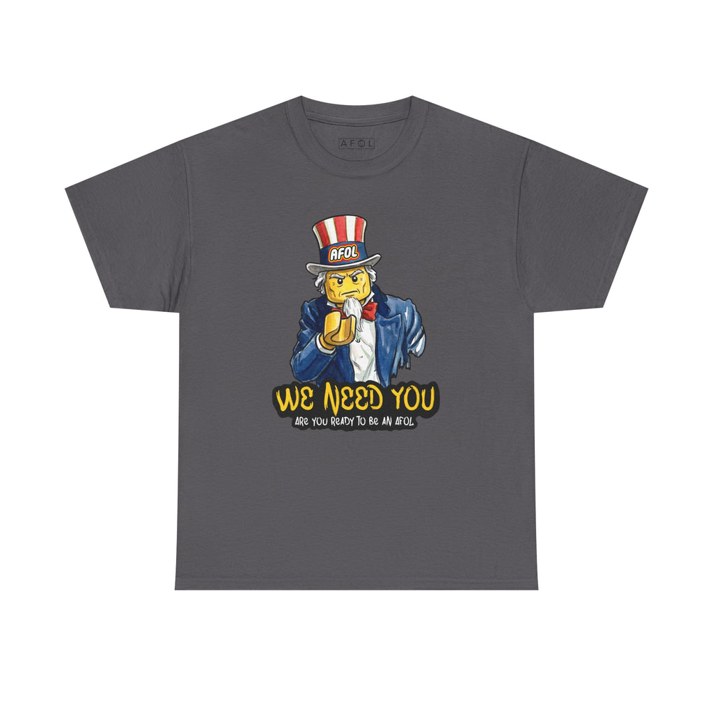 AFOL We Need You - T-Shirt — Funny Patriotic Recruitment Tee for AFOLs