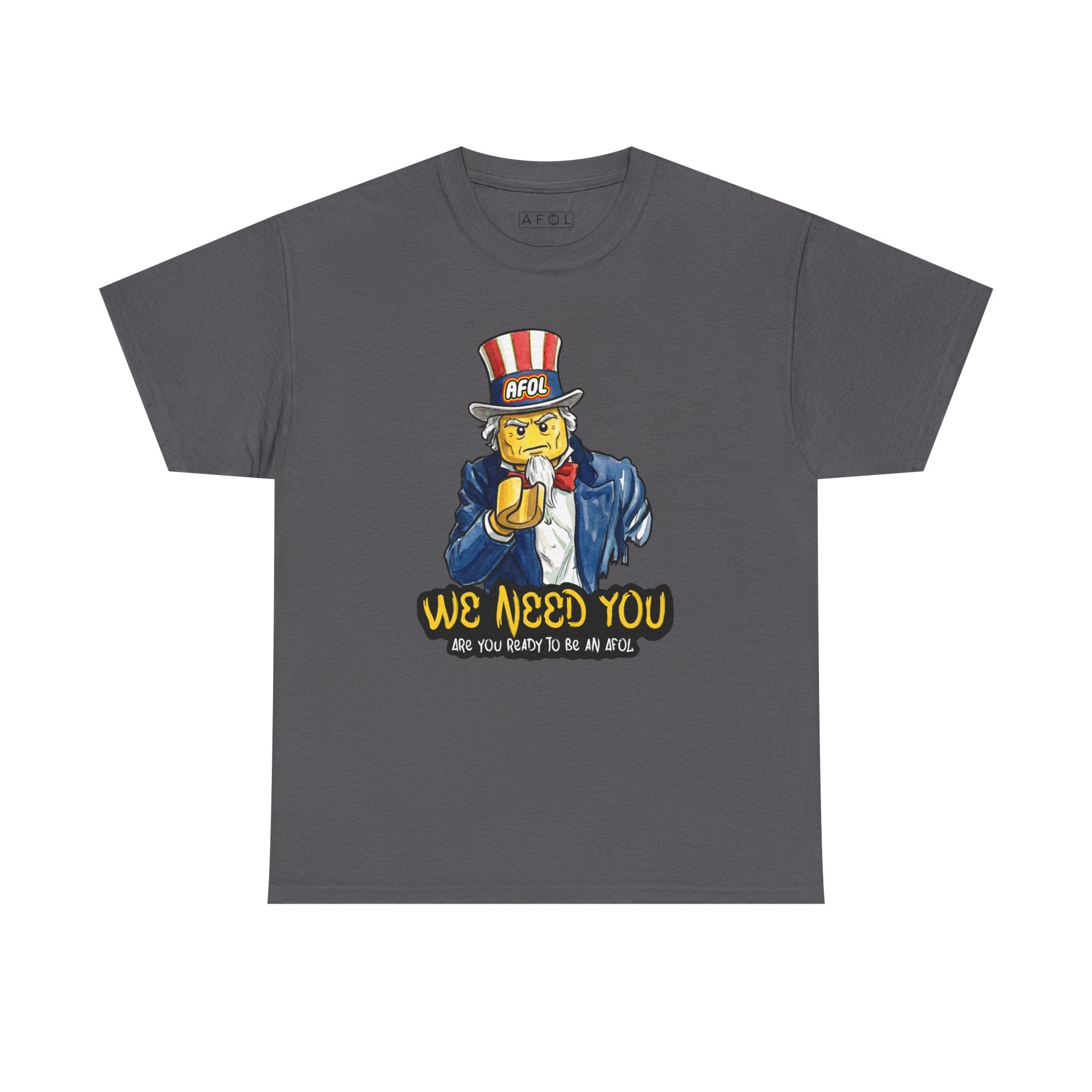 AFOL We Need You - T-Shirt — Funny Patriotic Recruitment Tee for AFOLs