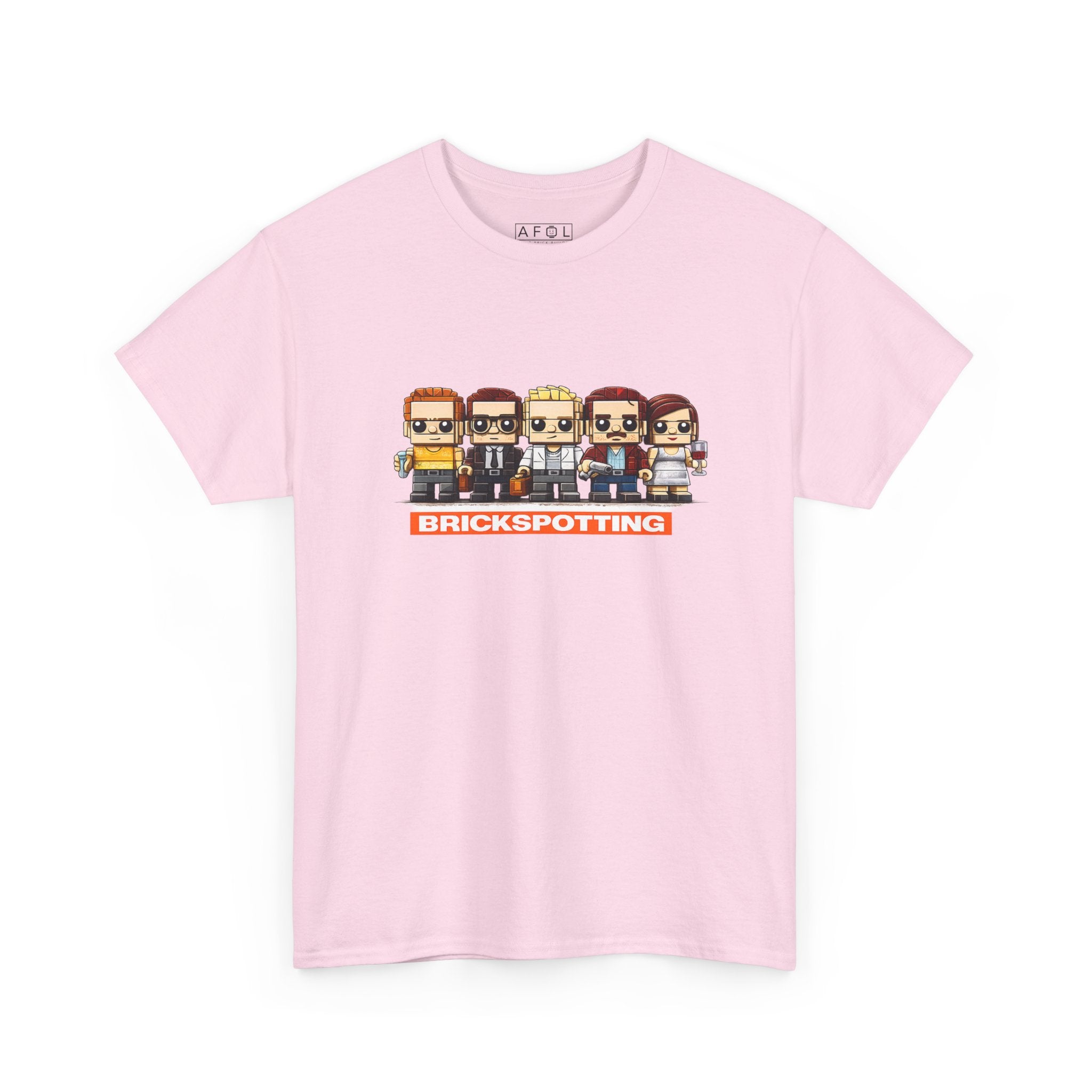 AFOL - Brickspotting Retro Pixel Crew Tee — 'BRICKSPOTTING' Gamer/Collector Shirt