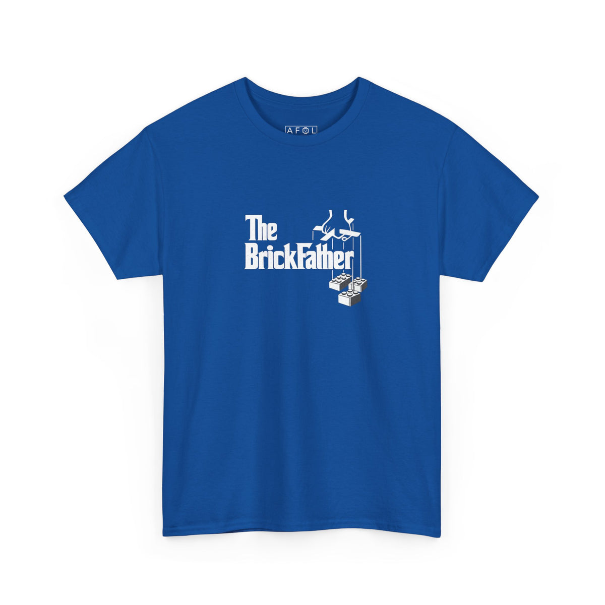 AFOL - The BrickFather Tee — Vintage Adult Brick Building Logo T-Shirt