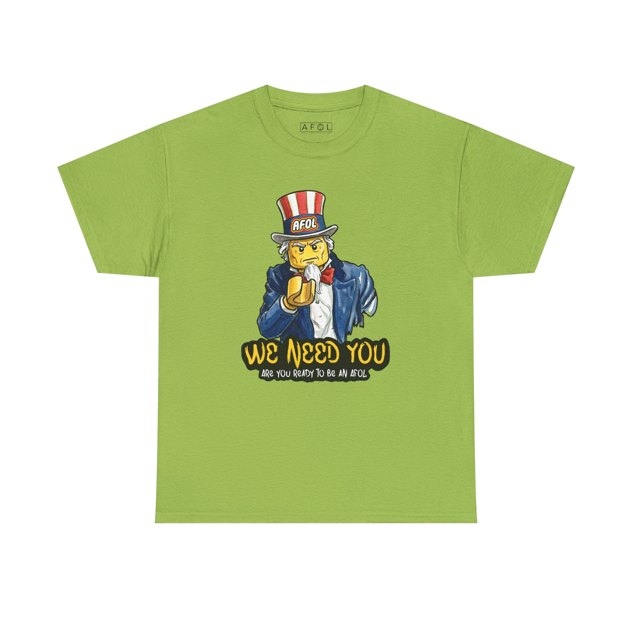 AFOL We Need You - T-Shirt — Funny Patriotic Recruitment Tee for AFOLs