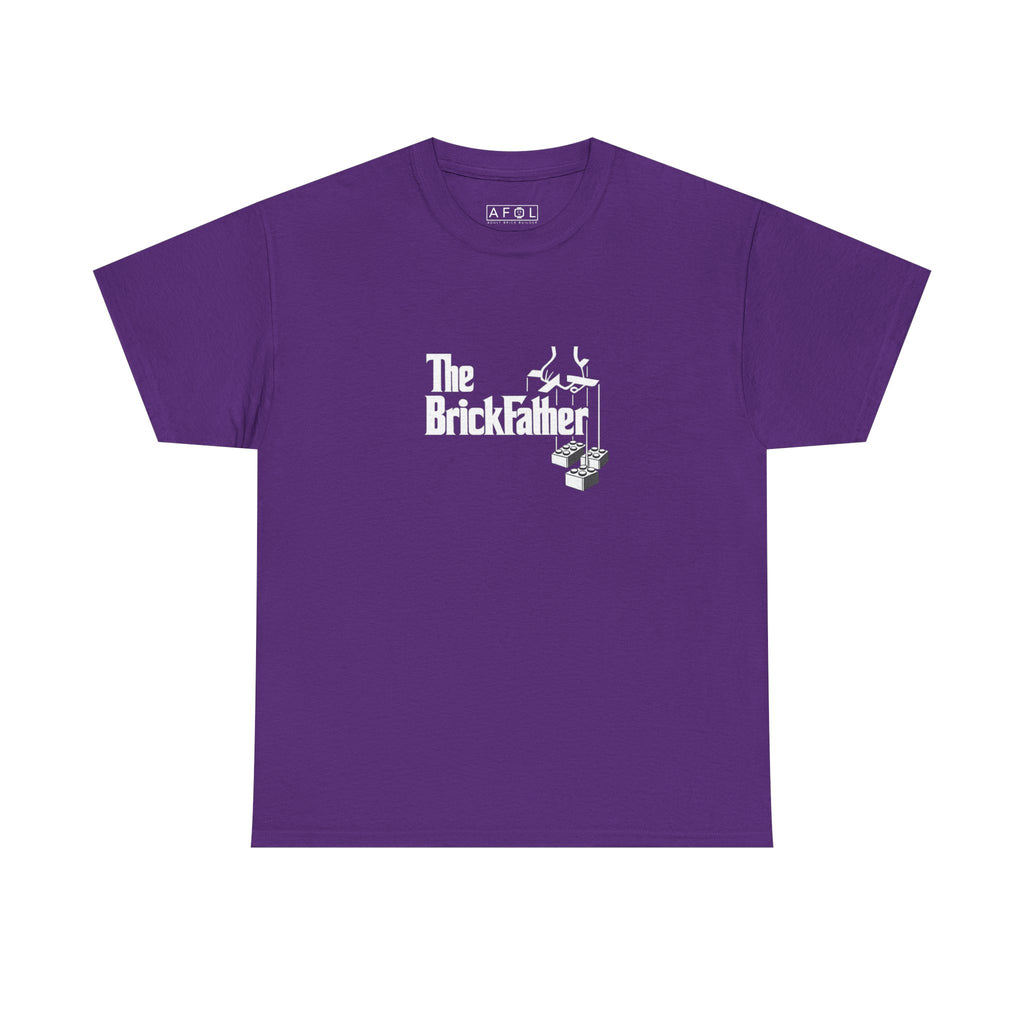 AFOL - The BrickFather Tee — Vintage Adult Brick Building Logo T-Shirt
