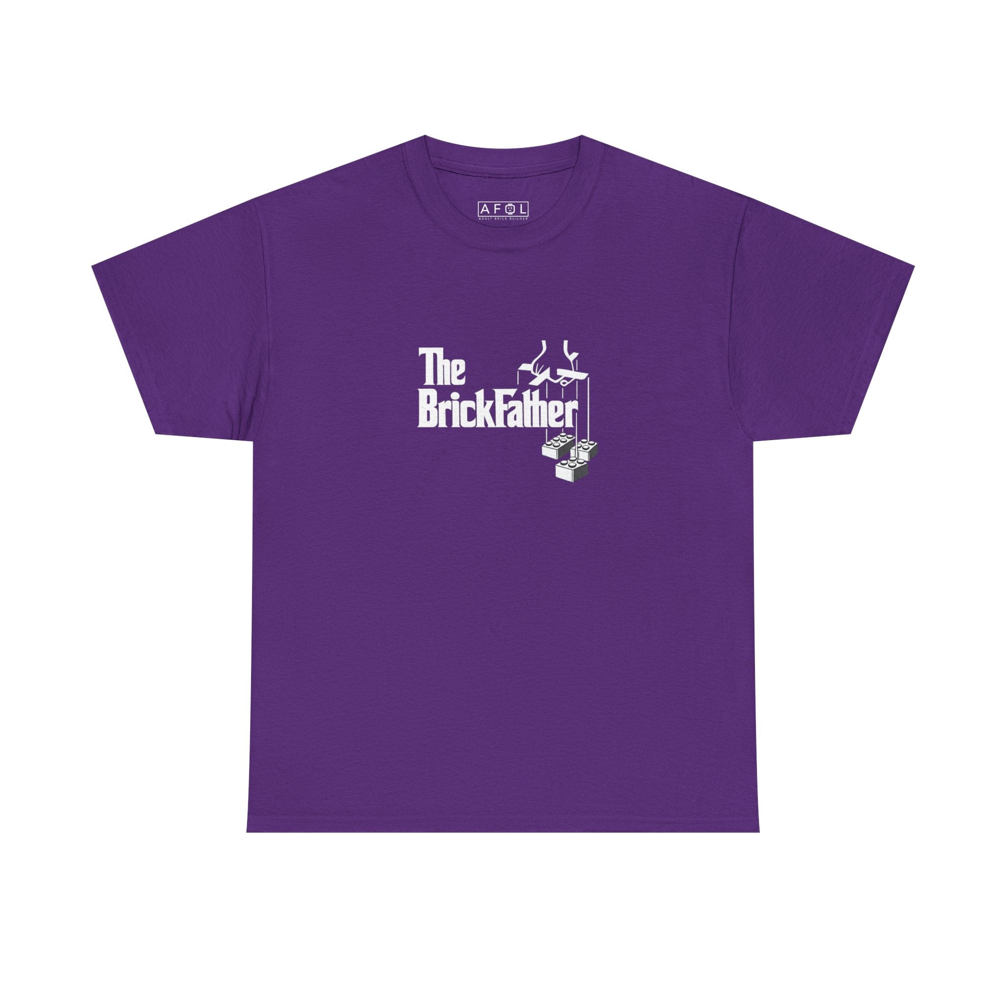 AFOL - The BrickFather Tee — Vintage Adult Brick Building Logo T-Shirt