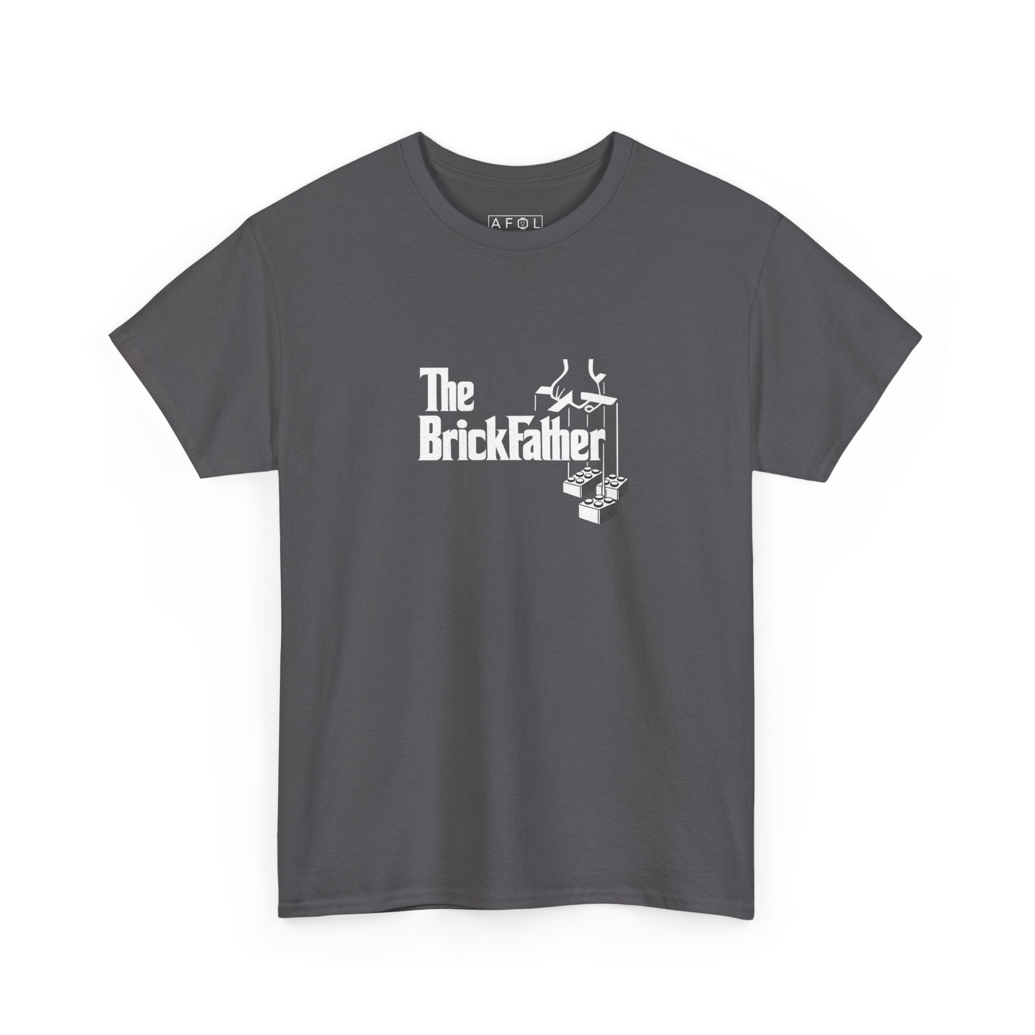 AFOL - The BrickFather Tee — Vintage Adult Brick Building Logo T-Shirt