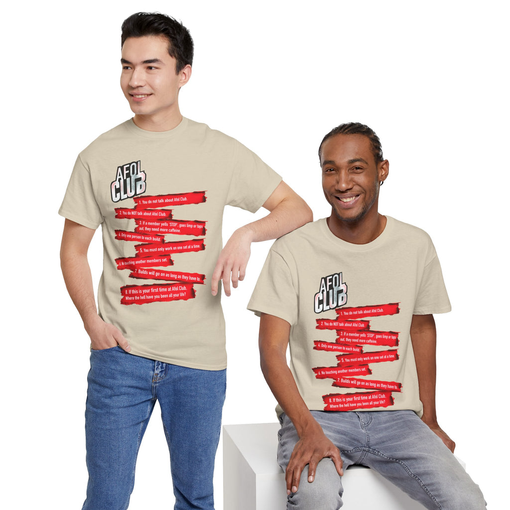 AFOL Club T-Shirt — 'AFOL CLUB' Rules Tee