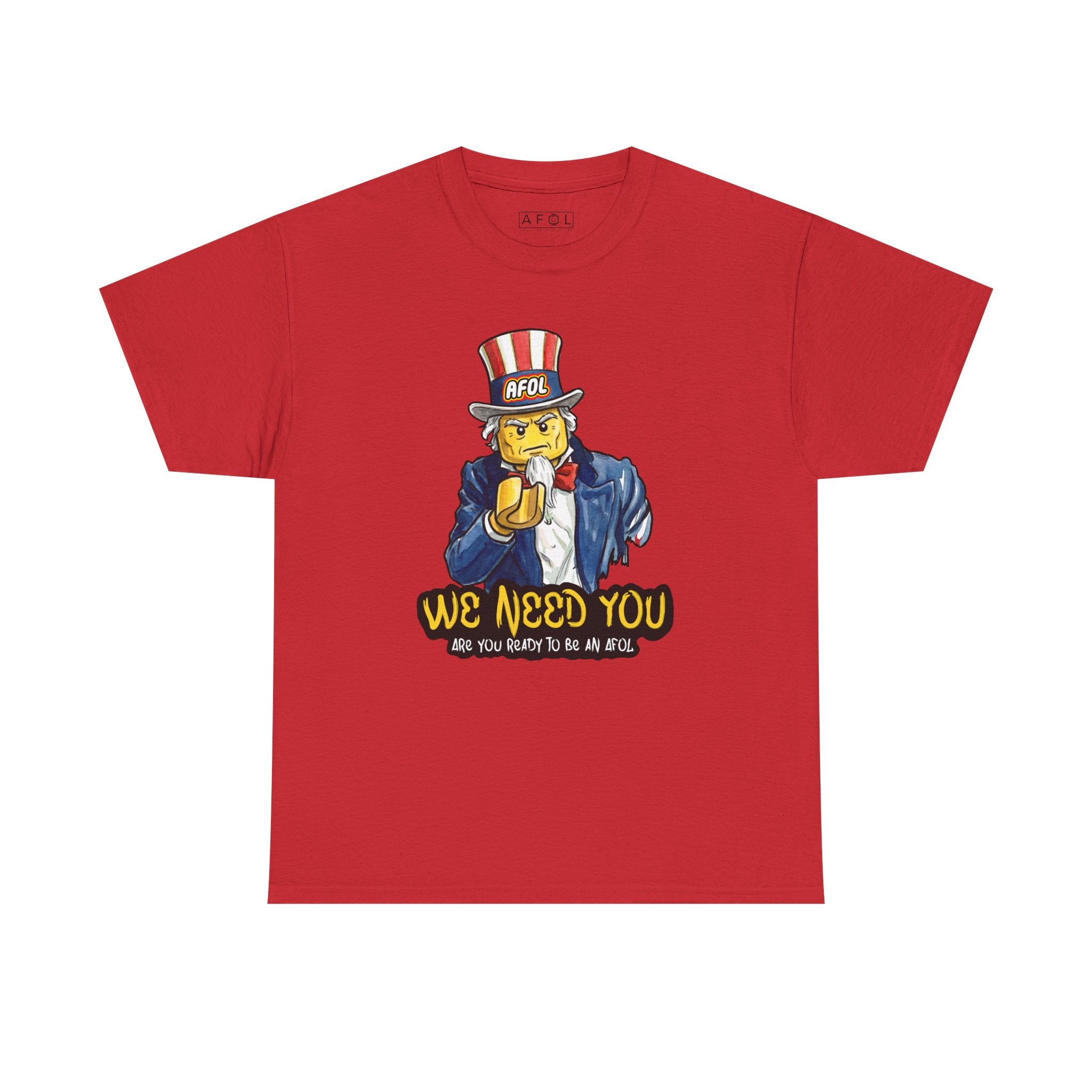 AFOL We Need You - T-Shirt — Funny Patriotic Recruitment Tee for AFOLs