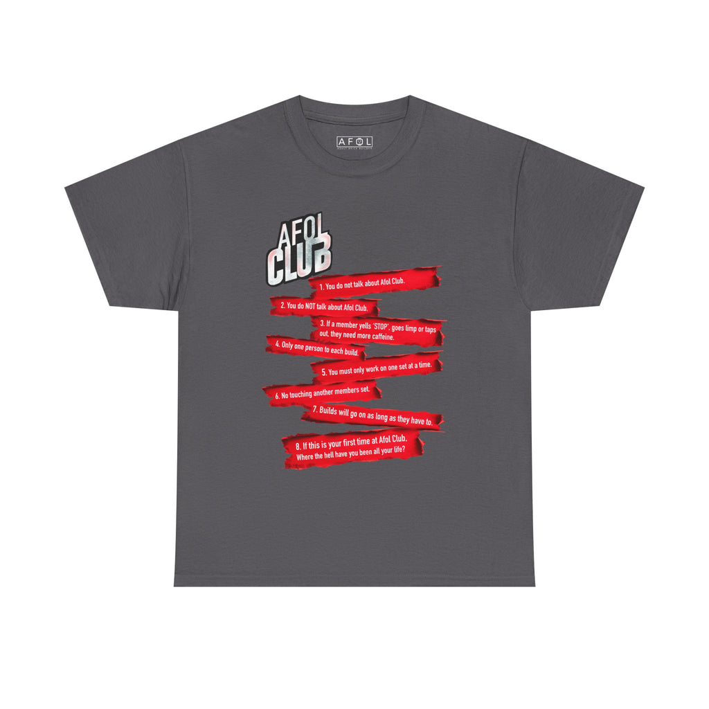AFOL Club T-Shirt — 'AFOL CLUB' Rules Tee