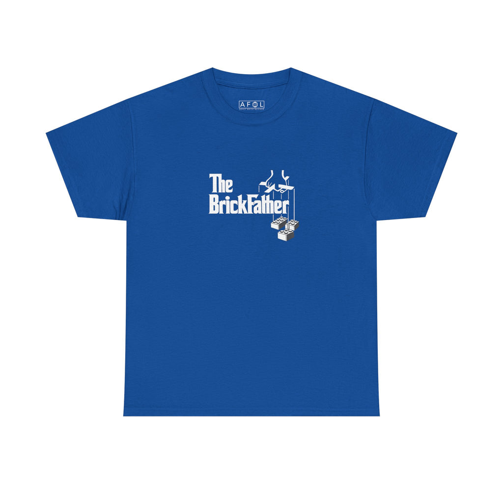 AFOL - The BrickFather Tee — Vintage Adult Brick Building Logo T-Shirt