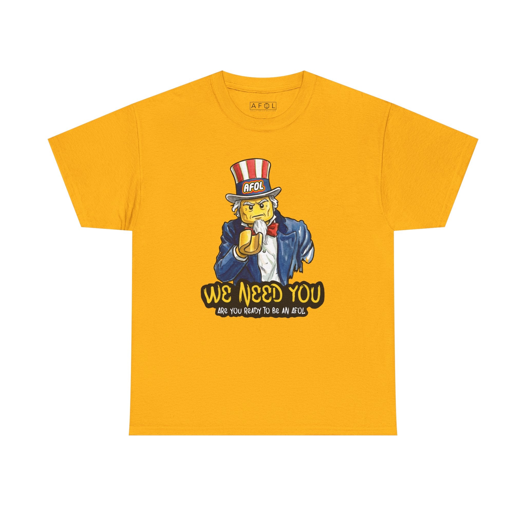 AFOL We Need You - T-Shirt — Funny Patriotic Recruitment Tee for AFOLs