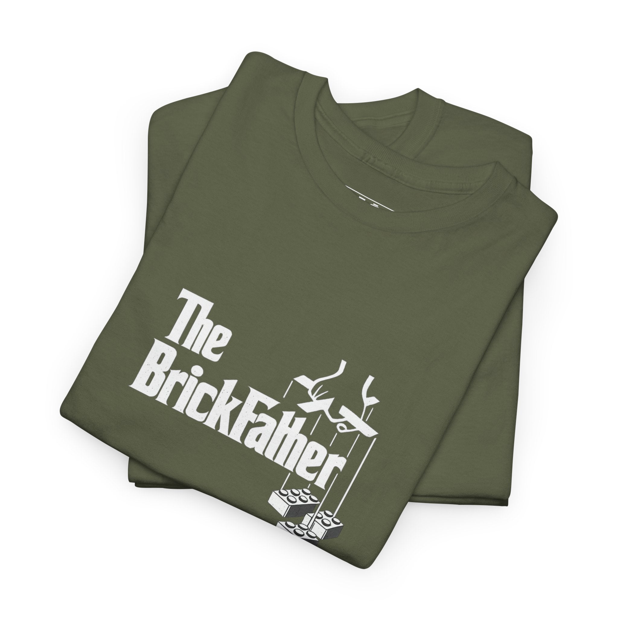 AFOL - The BrickFather Tee — Vintage Adult Brick Building Logo T-Shirt