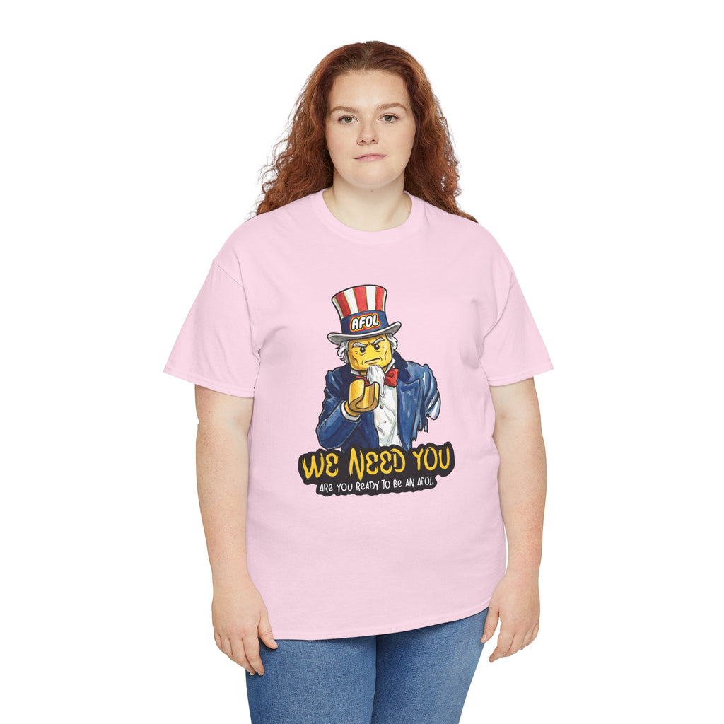 AFOL We Need You - T-Shirt — Funny Patriotic Recruitment Tee for AFOLs