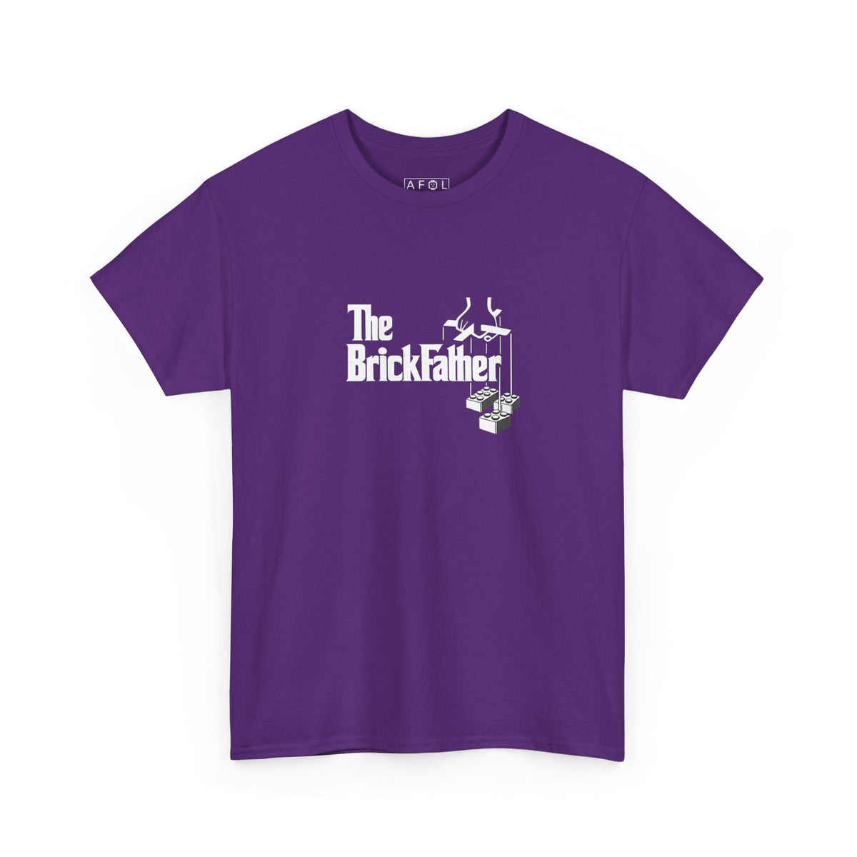 AFOL - The BrickFather Tee — Vintage Adult Brick Building Logo T-Shirt