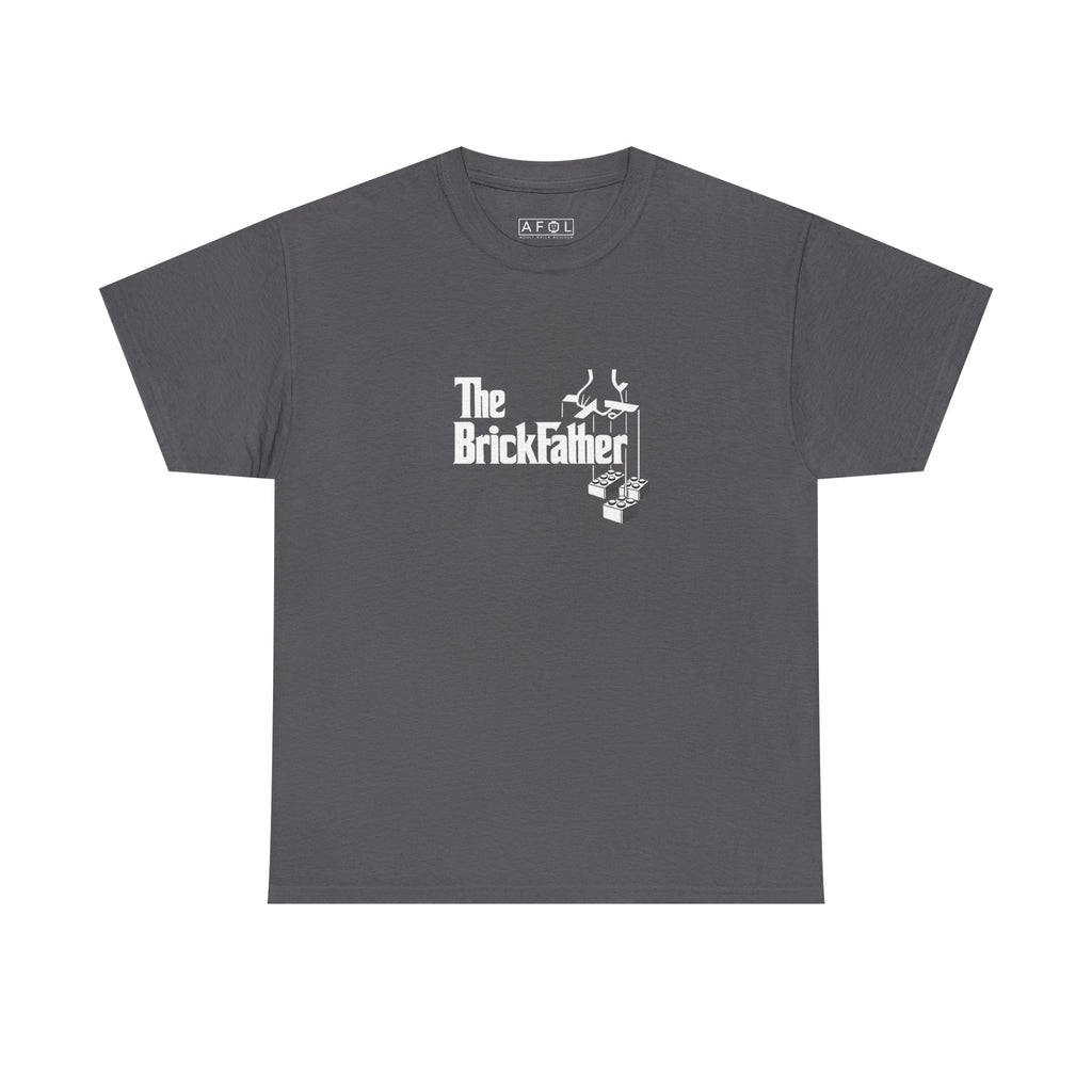 AFOL - The BrickFather Tee — Vintage Adult Brick Building Logo T-Shirt