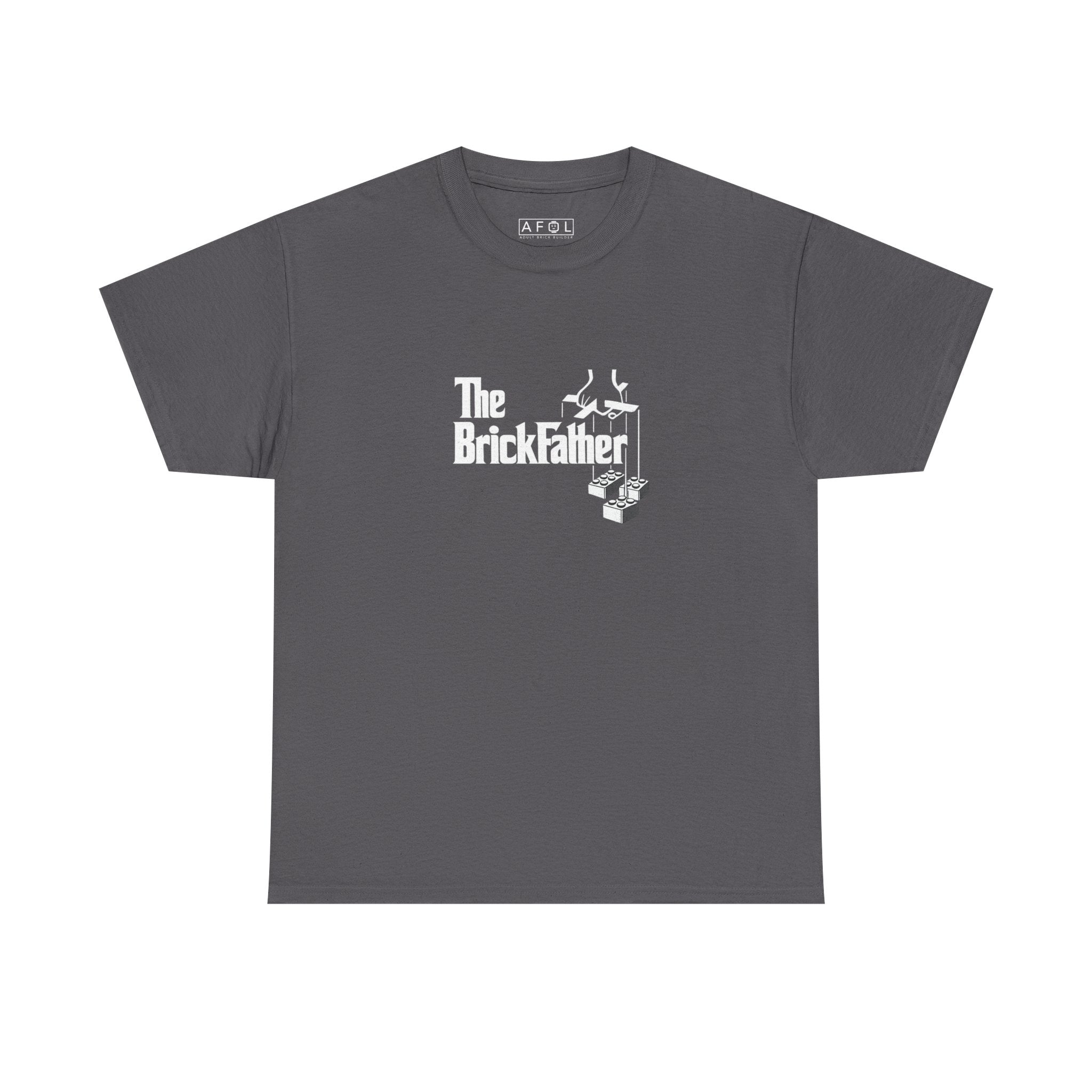 AFOL - The BrickFather Tee — Vintage Adult Brick Building Logo T-Shirt
