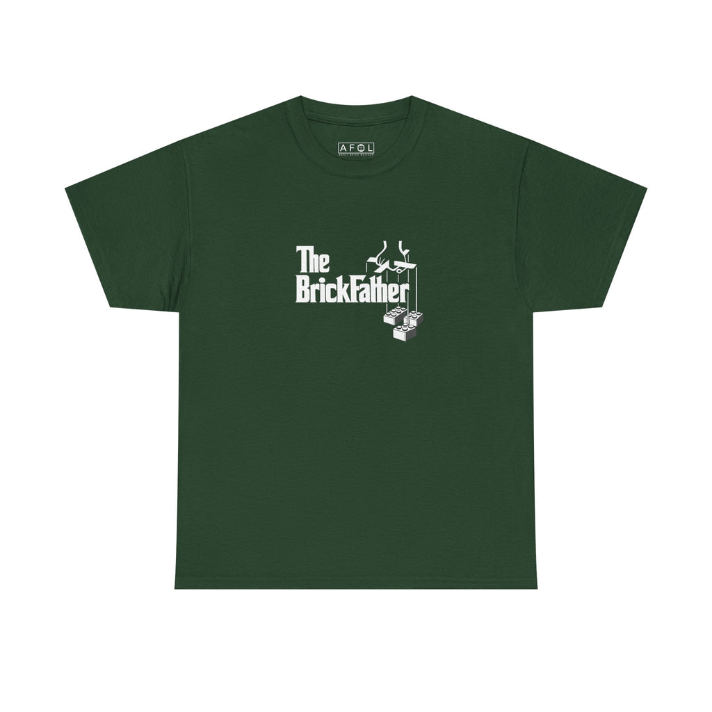 AFOL - The BrickFather Tee — Vintage Adult Brick Building Logo T-Shirt