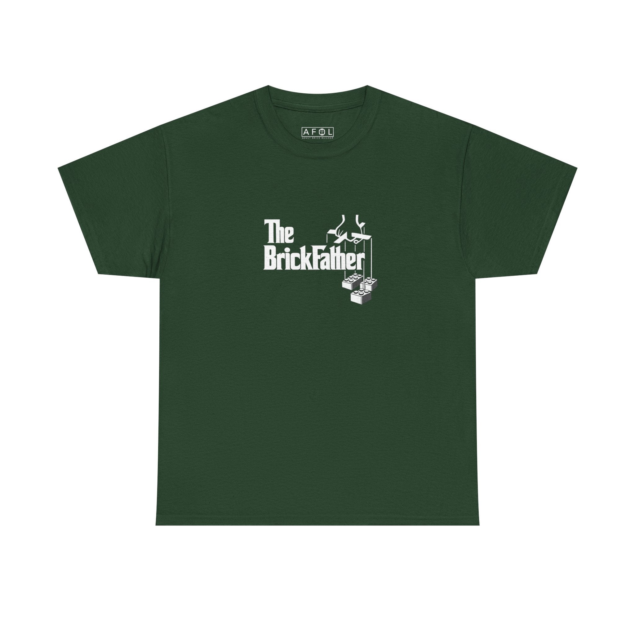 AFOL - The BrickFather Tee — Vintage Adult Brick Building Logo T-Shirt