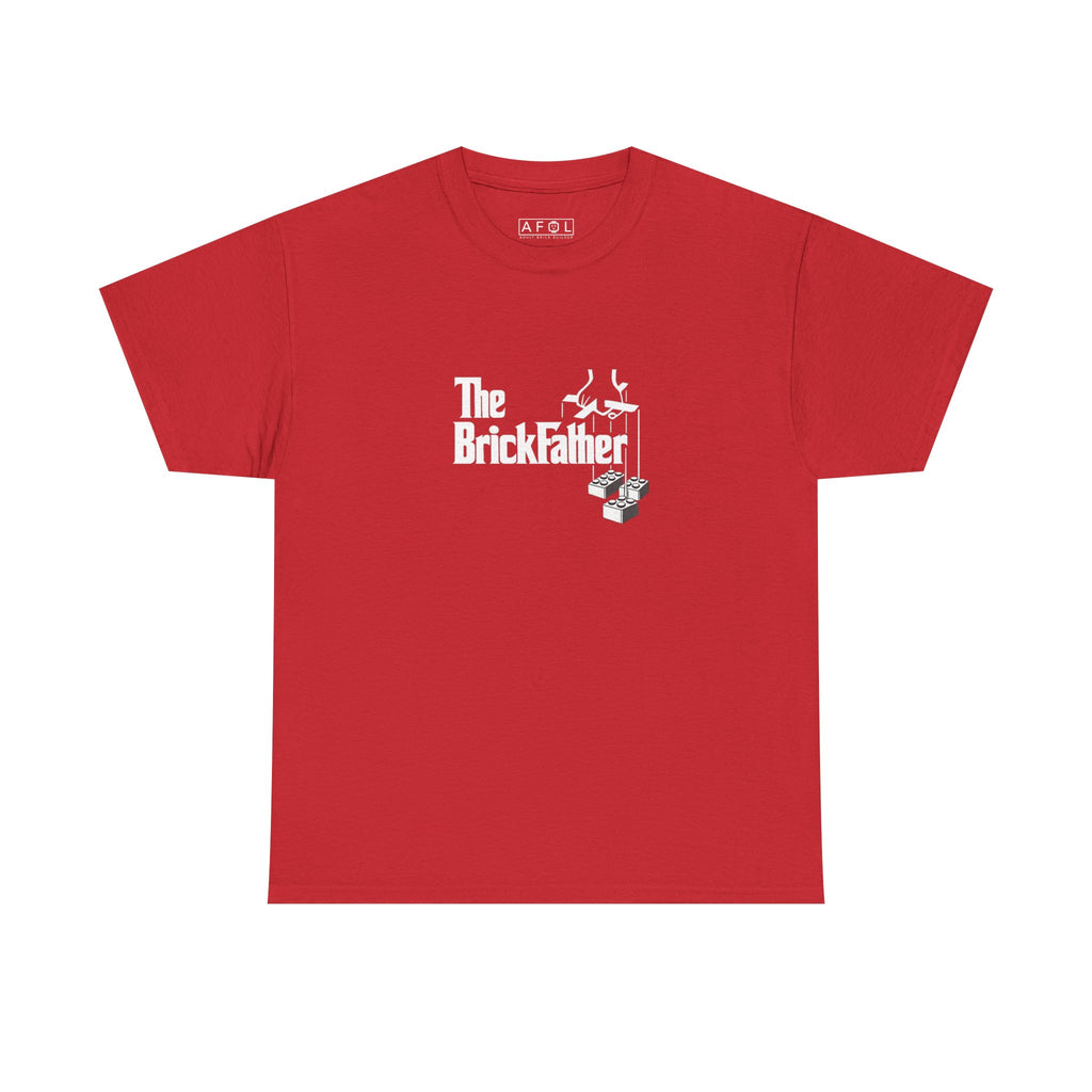 AFOL - The BrickFather Tee — Vintage Adult Brick Building Logo T-Shirt