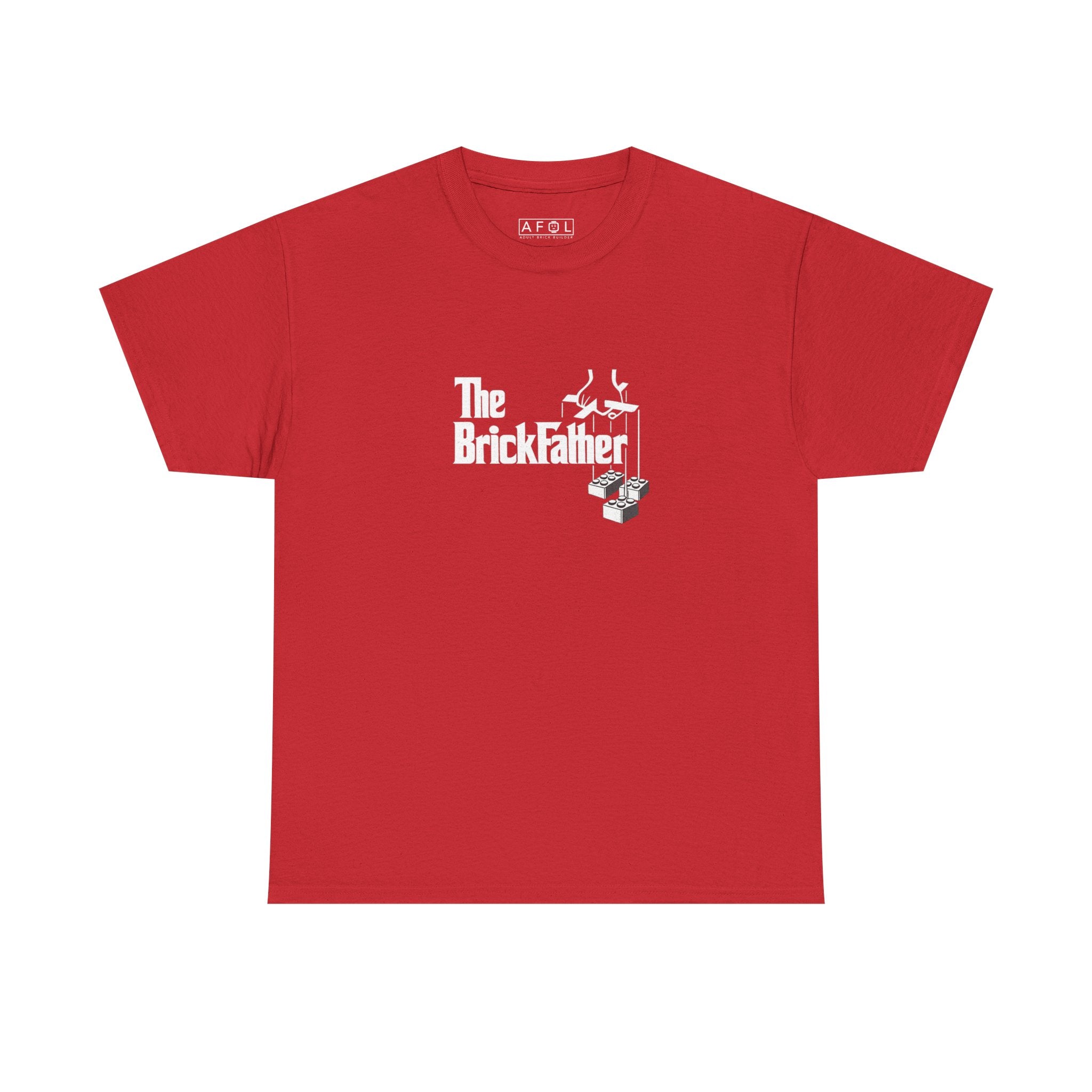 AFOL - The BrickFather Tee — Vintage Adult Brick Building Logo T-Shirt