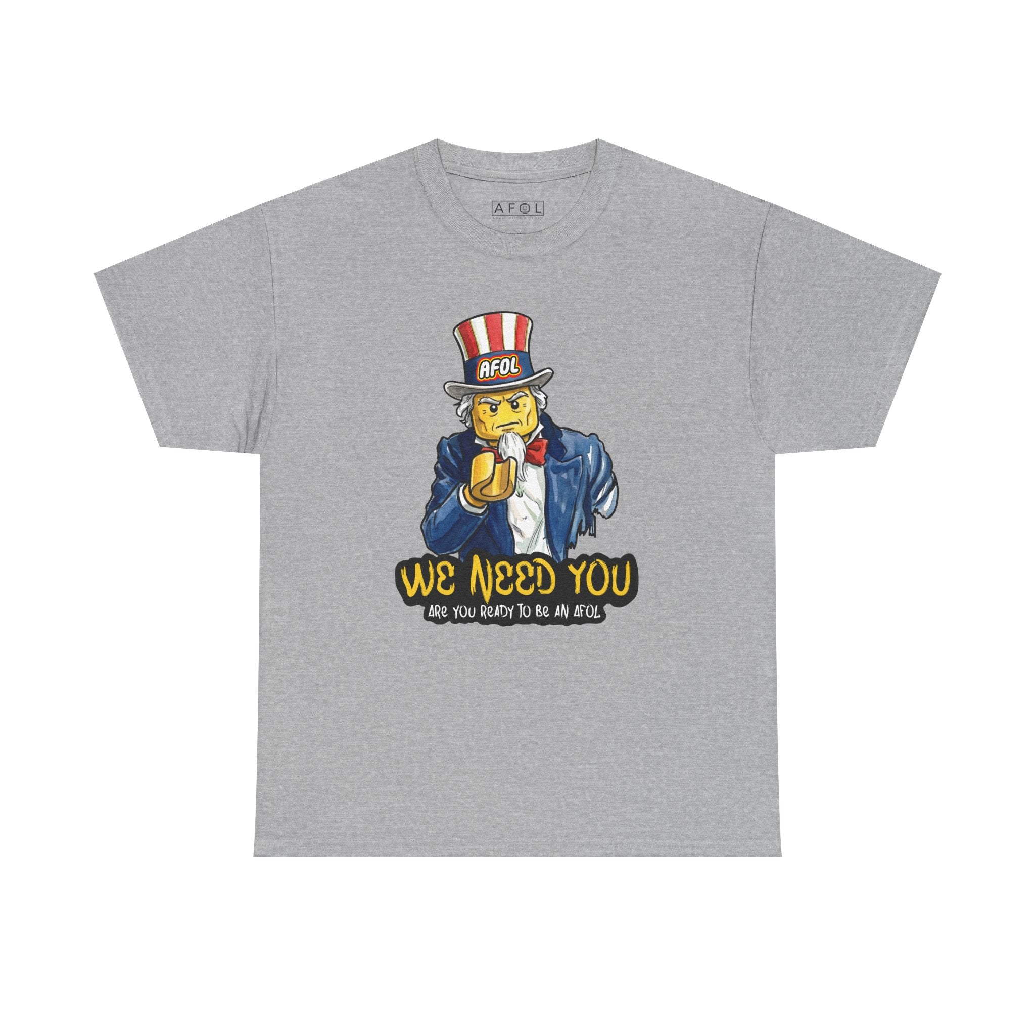 AFOL We Need You - T-Shirt — Funny Patriotic Recruitment Tee for AFOLs