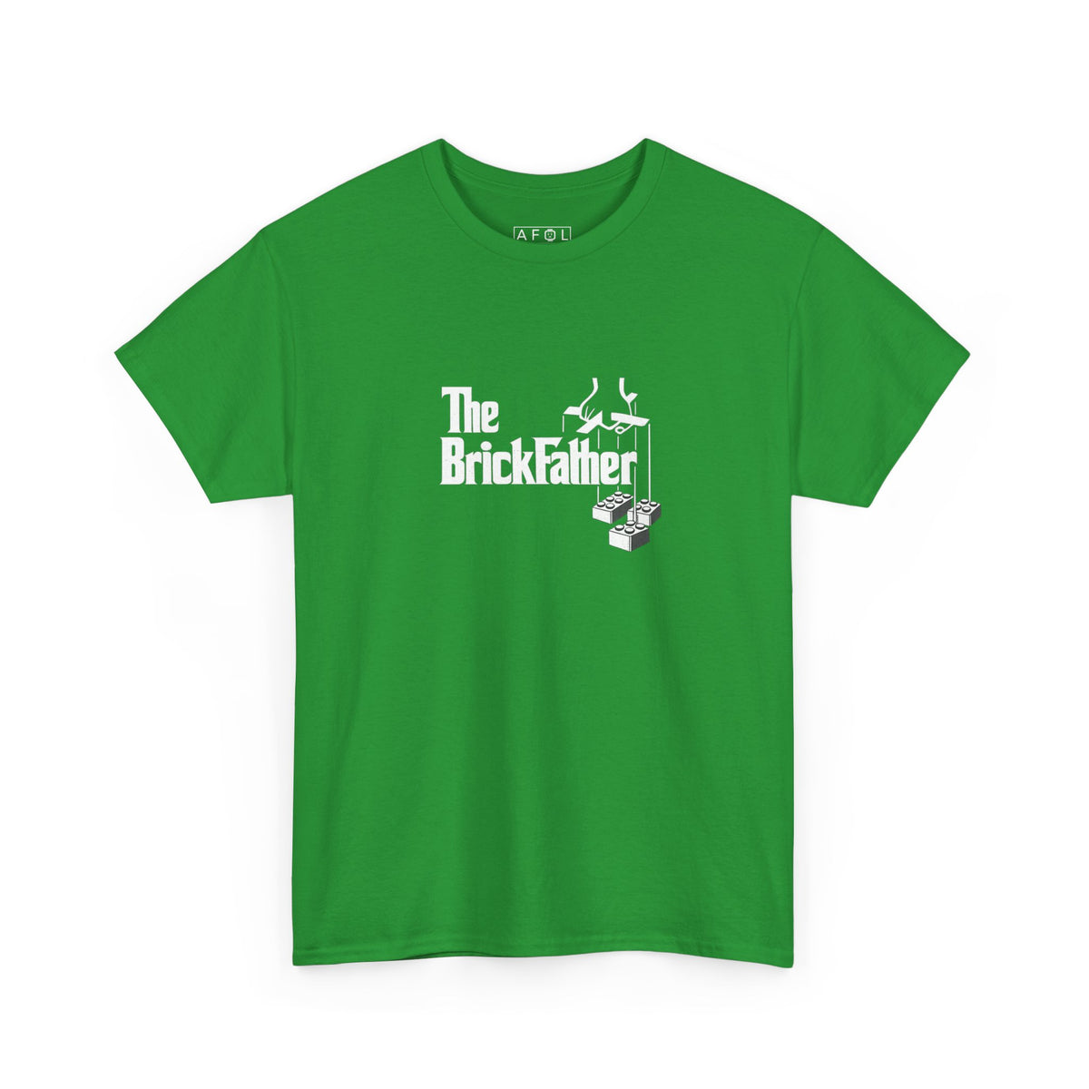 AFOL - The BrickFather Tee — Vintage Adult Brick Building Logo T-Shirt