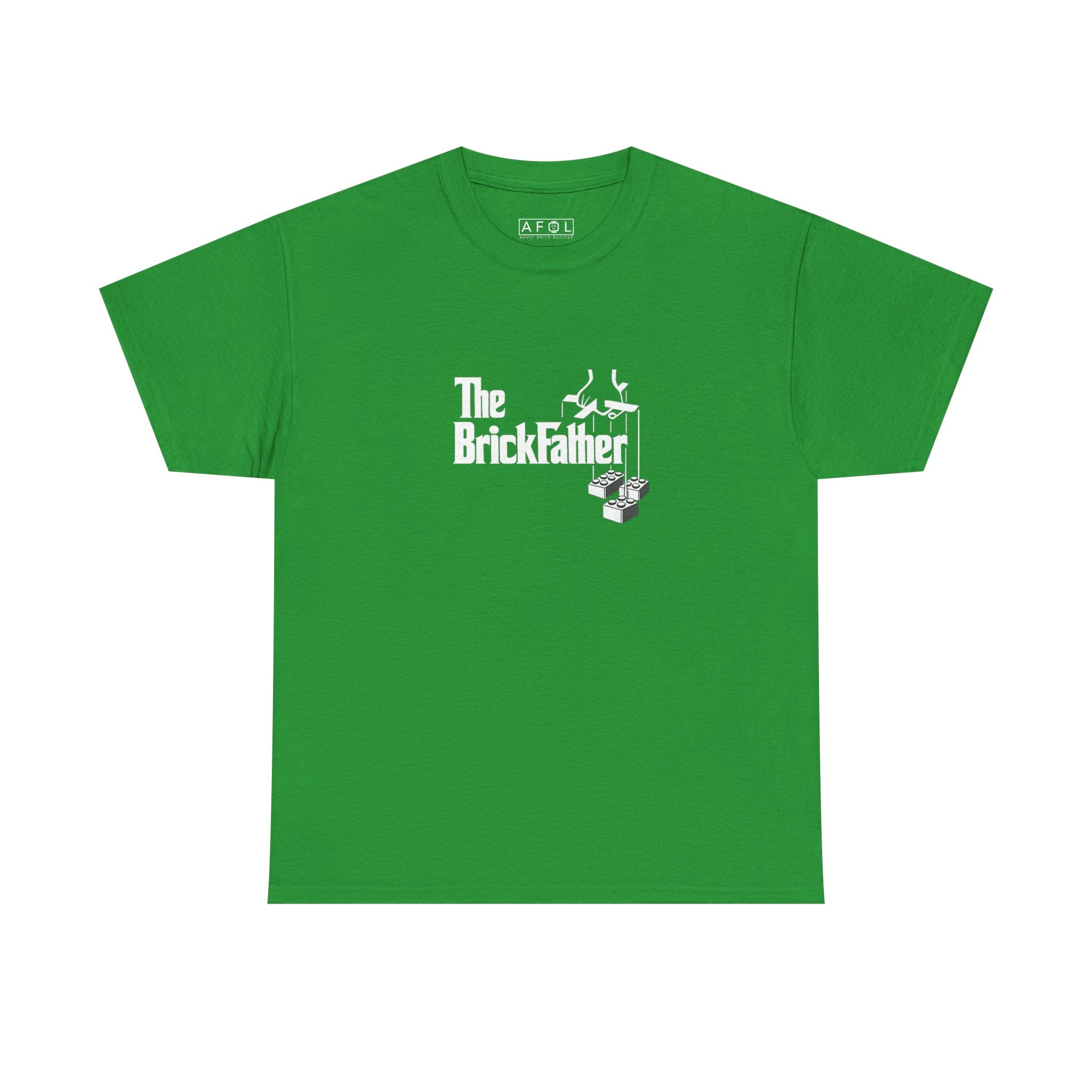 AFOL - The BrickFather Tee — Vintage Adult Brick Building Logo T-Shirt
