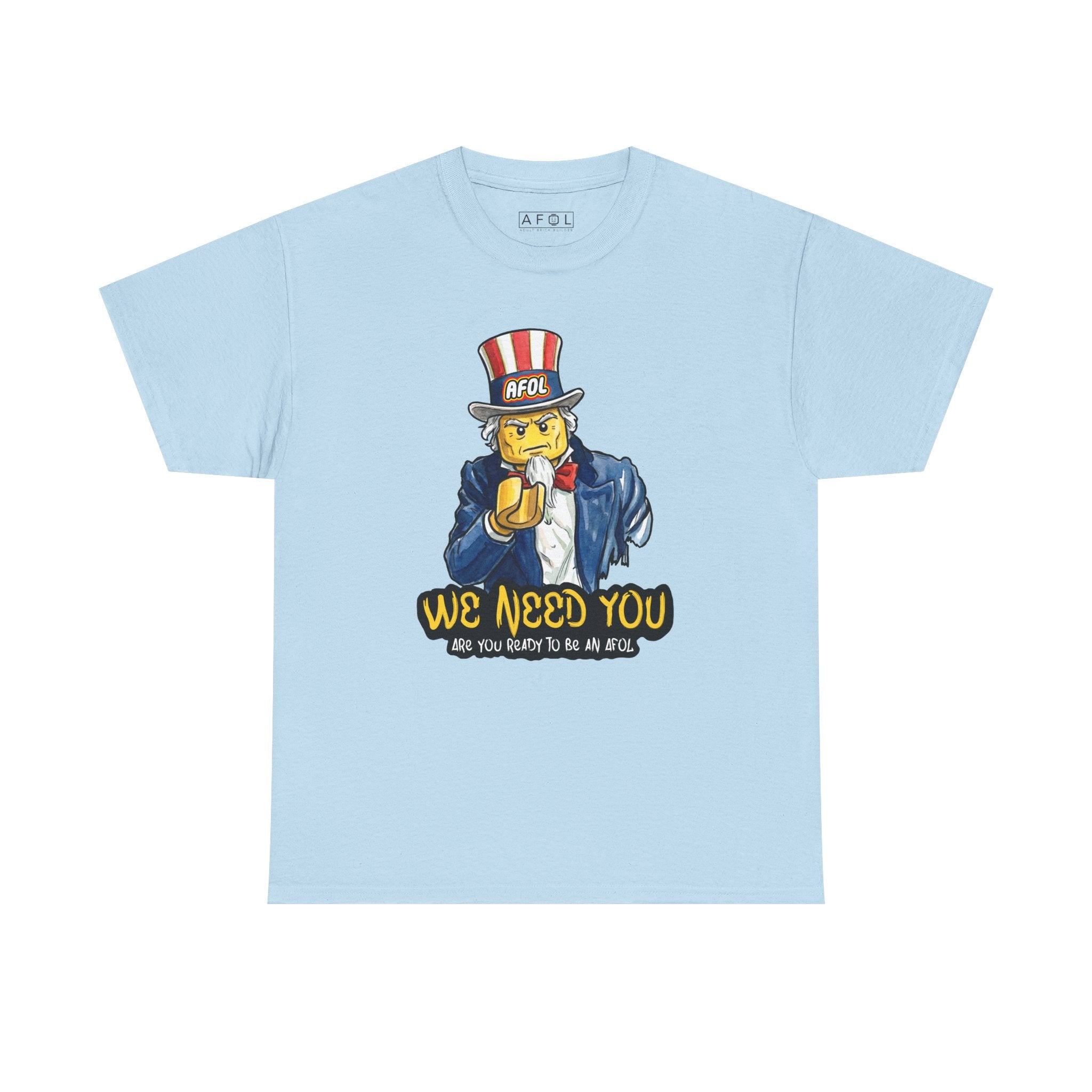 AFOL We Need You - T-Shirt — Funny Patriotic Recruitment Tee for AFOLs
