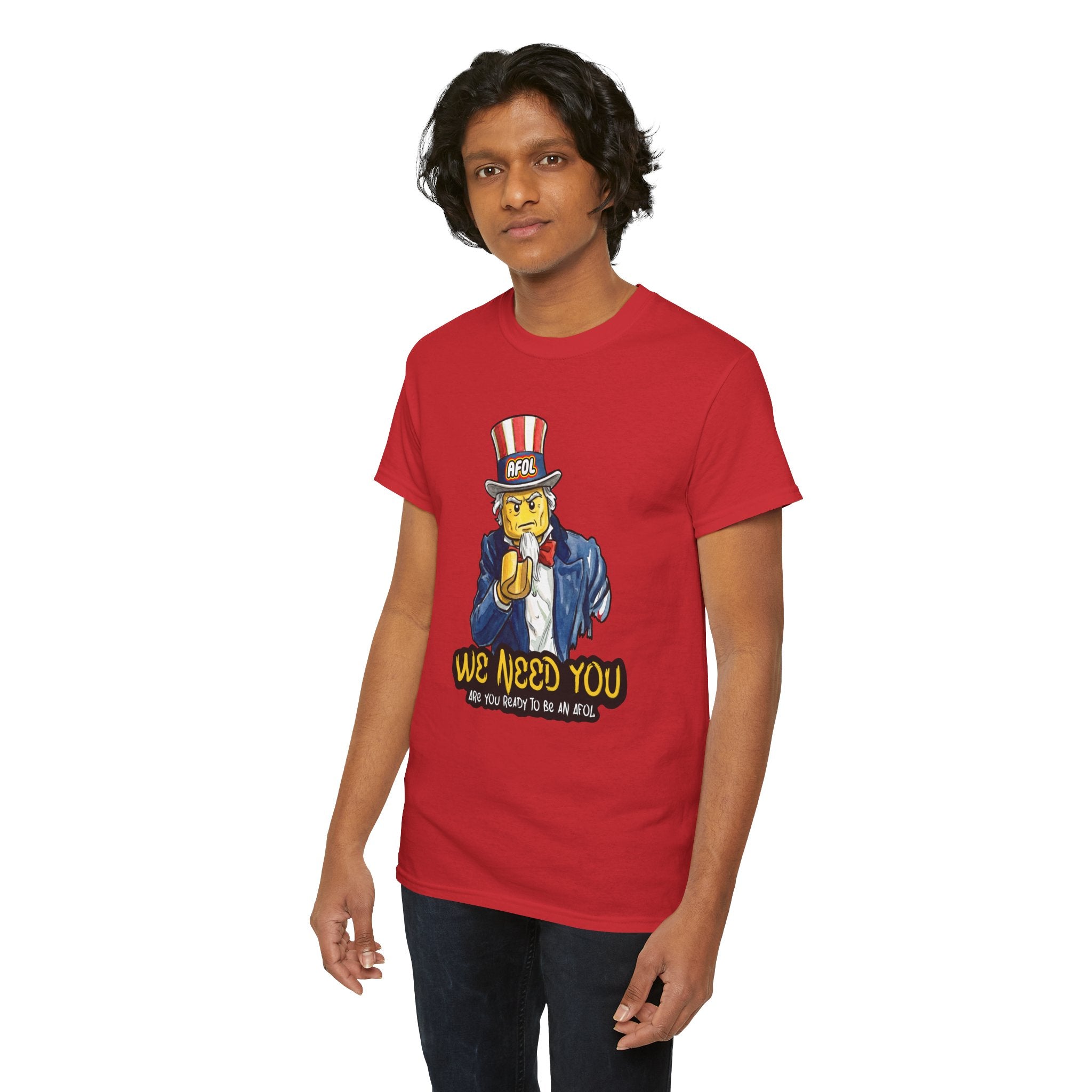 AFOL We Need You - T-Shirt — Funny Patriotic Recruitment Tee for AFOLs
