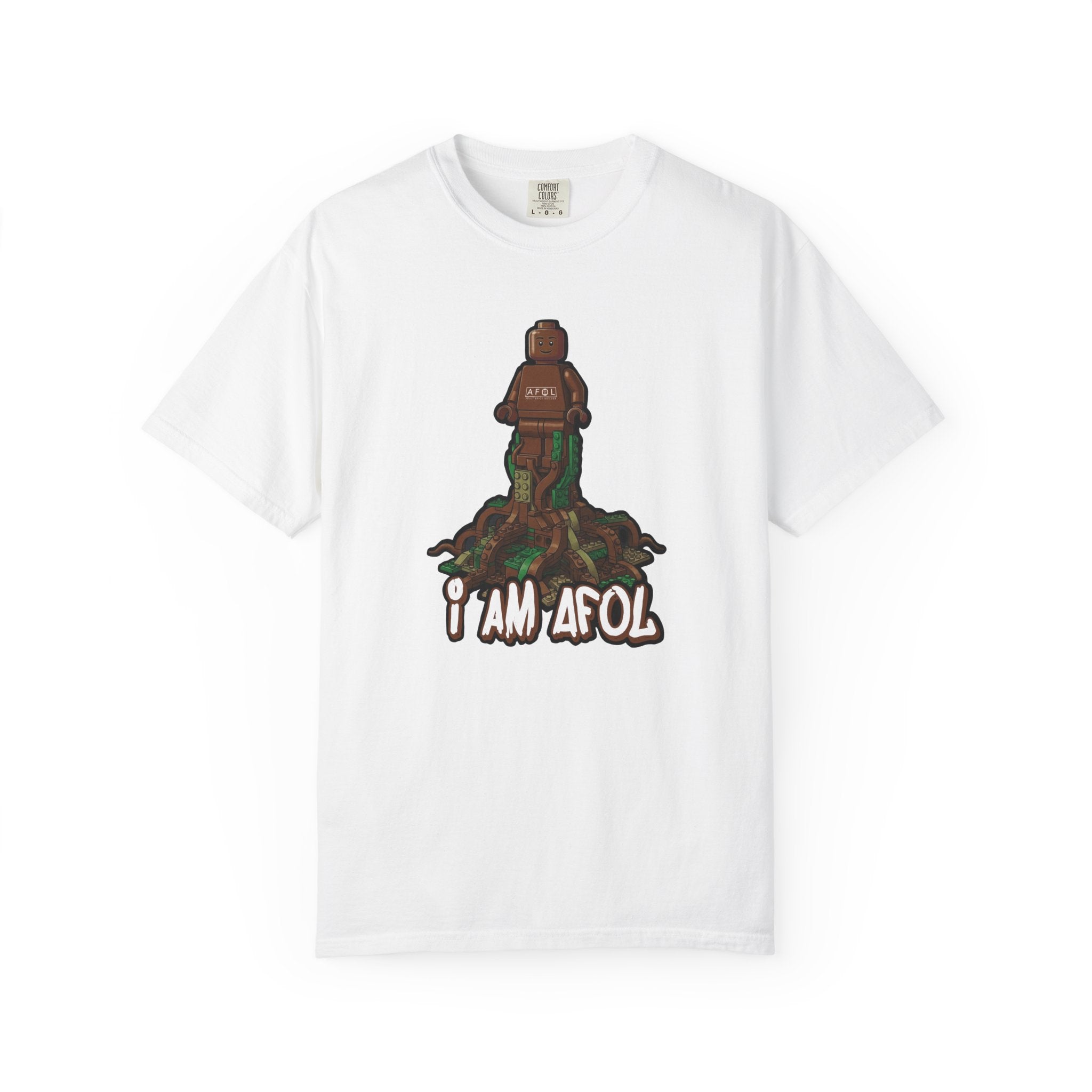 I Am AFOL T-Shirt — Tree Root Design