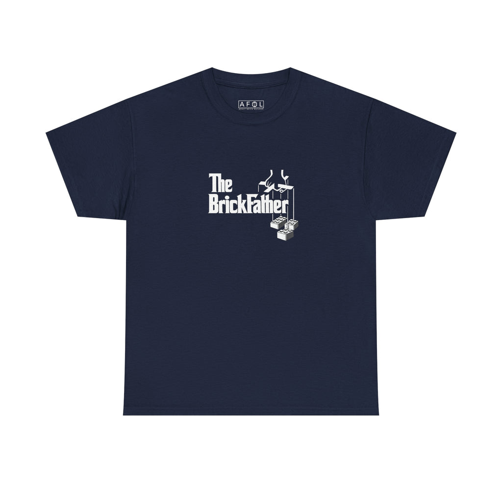 AFOL - The BrickFather Tee — Vintage Adult Brick Building Logo T-Shirt