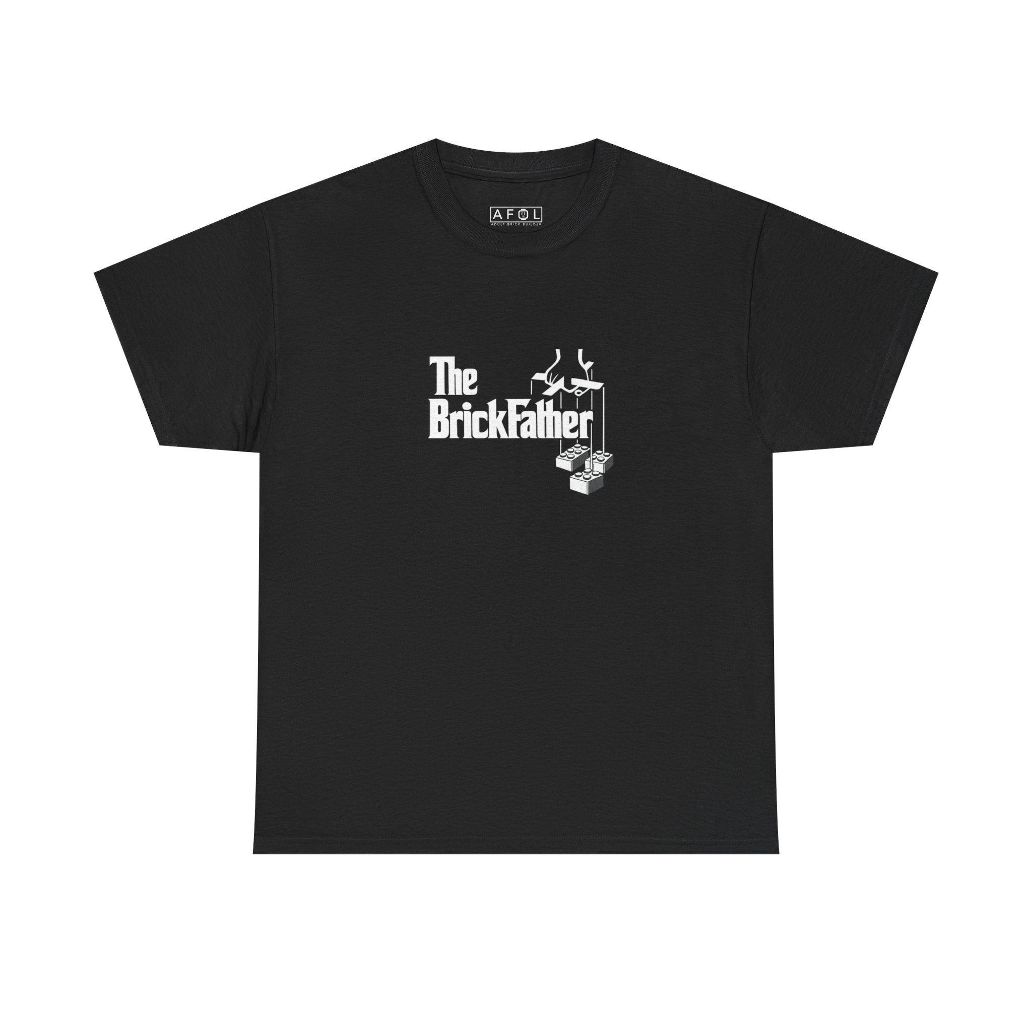 AFOL - The BrickFather Tee — Vintage Adult Brick Building Logo T-Shirt