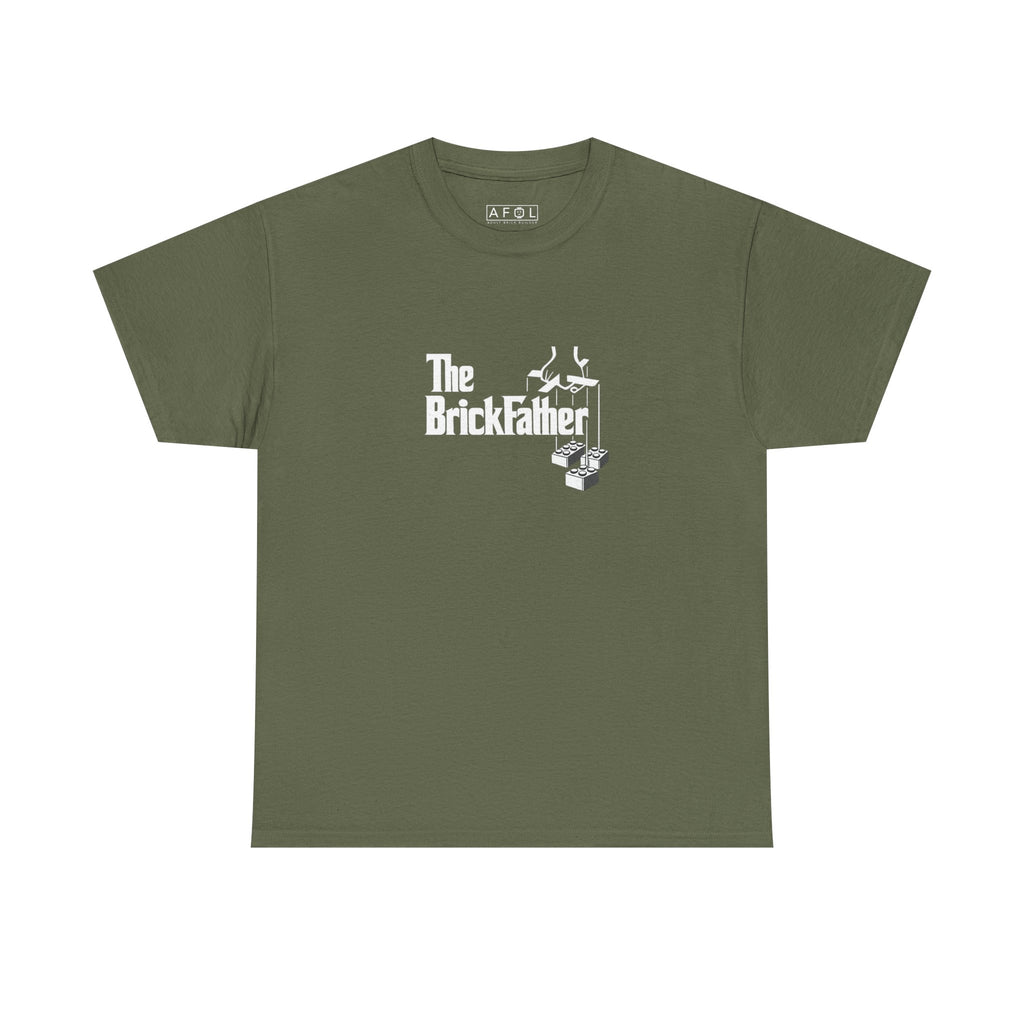 AFOL - The BrickFather Tee — Vintage Adult Brick Building Logo T-Shirt