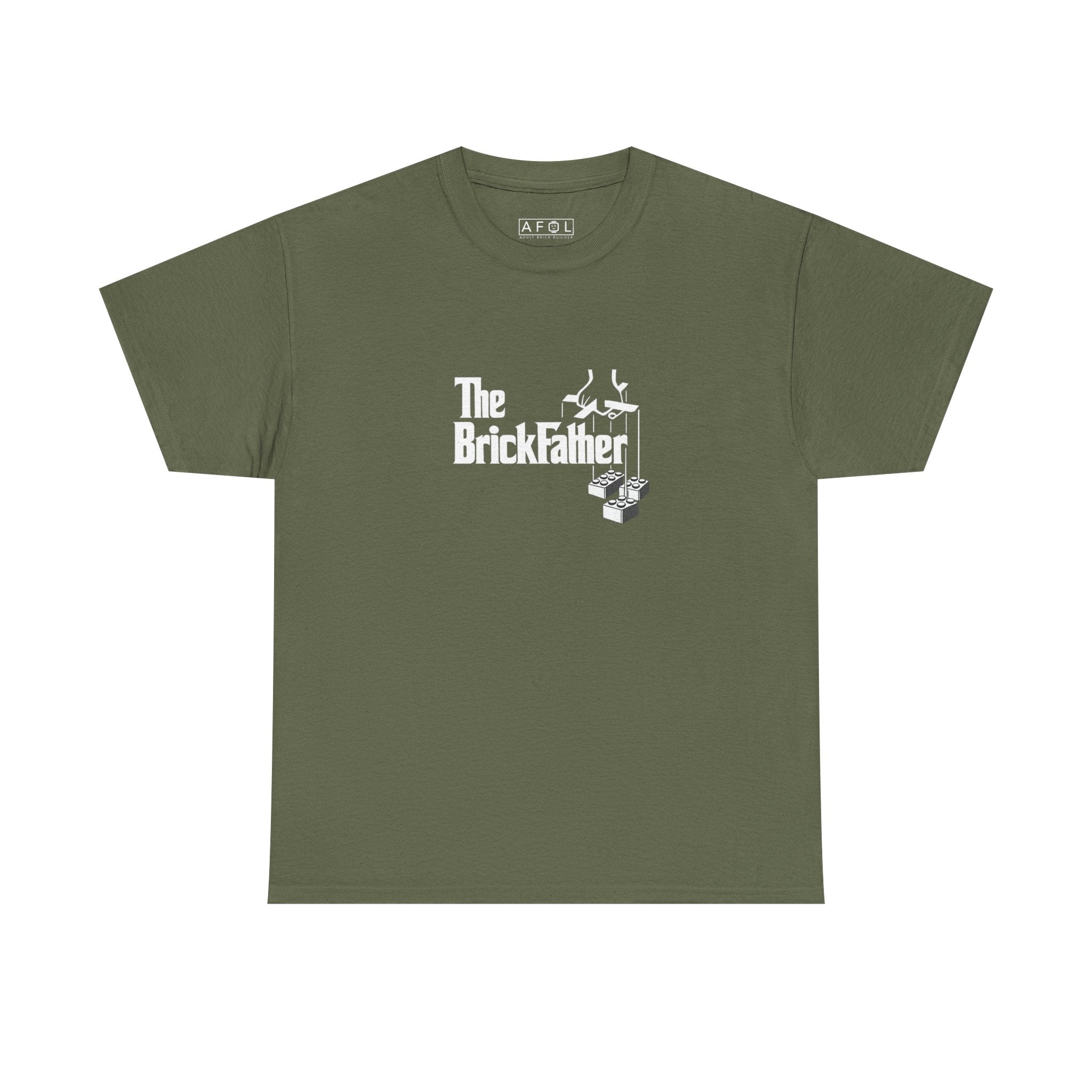 AFOL - The BrickFather Tee — Vintage Adult Brick Building Logo T-Shirt