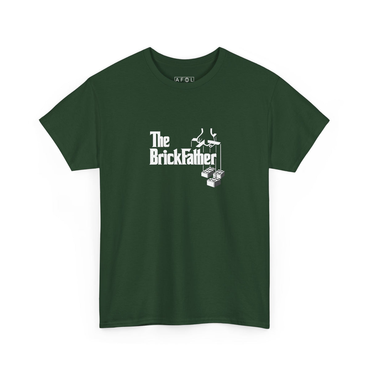 AFOL - The BrickFather Tee — Vintage Adult Brick Building Logo T-Shirt
