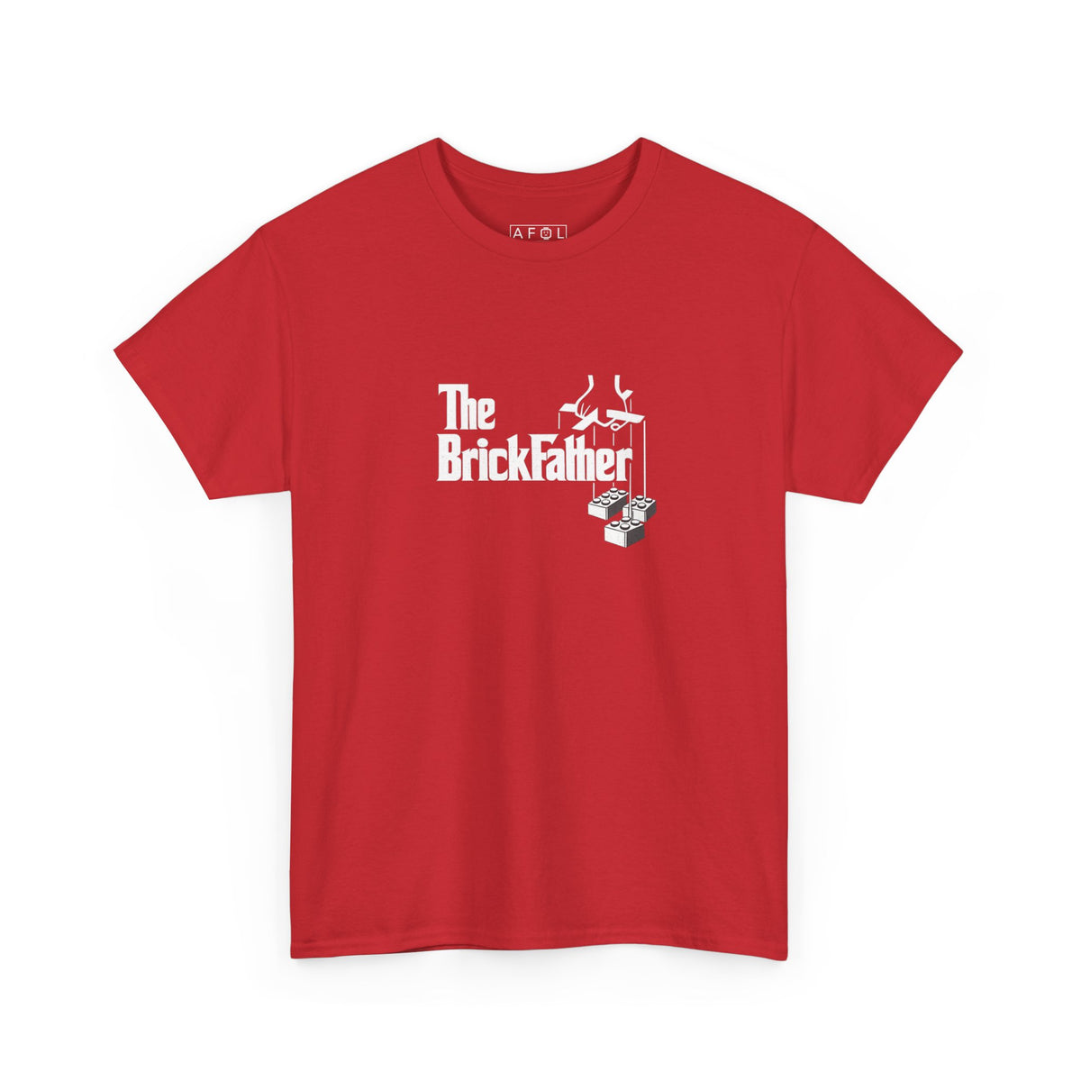 AFOL - The BrickFather Tee — Vintage Adult Brick Building Logo T-Shirt